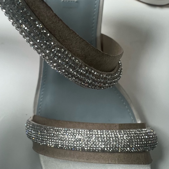 Nine west Lavern women's Strappy Heeled stiletto Sandals Ivory 9m - Picture 5 of 13